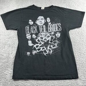 Black Veil Brides Shirt‎ Mens Small Black Metal Rocker Grunge Emo Band Tee